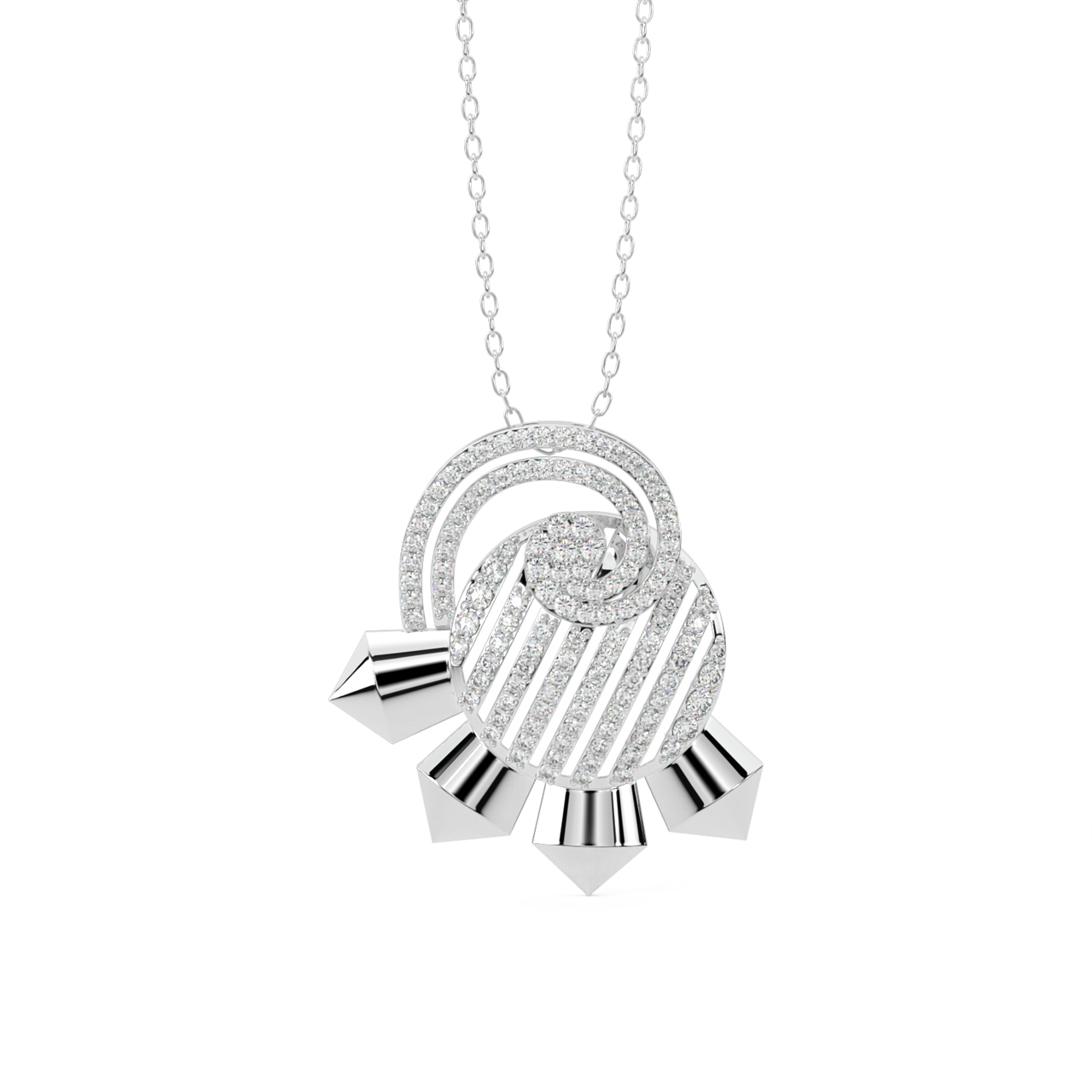 Arty Accents Diamond Pendant